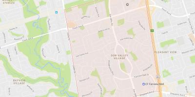 Mapa de Cacahuete barrio Toronto