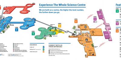 Mapa de Ontario centro de ciencias
