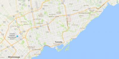 Mapa de Parkwoods provincia Toronto