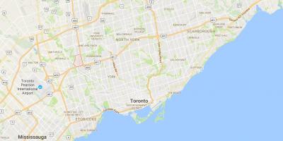 Mapa de Pelmo Parque – Humberlea provincia Toronto
