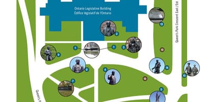 Mapa de Queen ' s Park Toronto