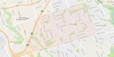 Mapa de Richview barrio Toronto