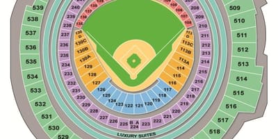 Mapa de Rogers centro de béisbol