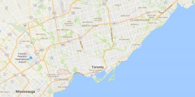 Mapa de Sunnylea provincia Toronto