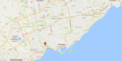 Mapa de Swansea provincia Toronto
