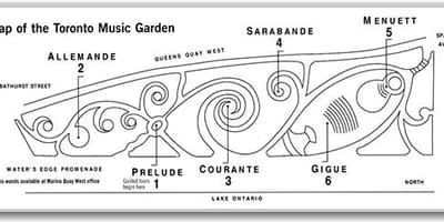 Mapa de Toronto Música Xardín