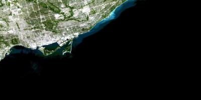 Mapa de satélite Toronto