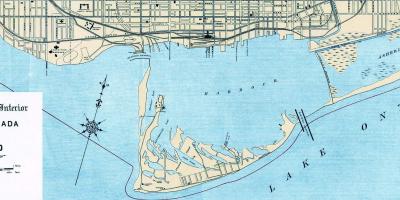 Mapa de Toronto Porto 1906