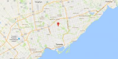 Mapa de Wanless Parque provincia Toronto