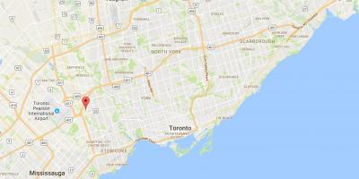 Mapa de Willowridge provincia Toronto