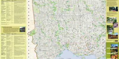 Mapa de xardíns west Toronto