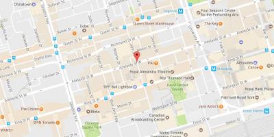 Mapa de John street Toronto