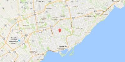 Mapa de Yonge e Eglinton provincia Toronto